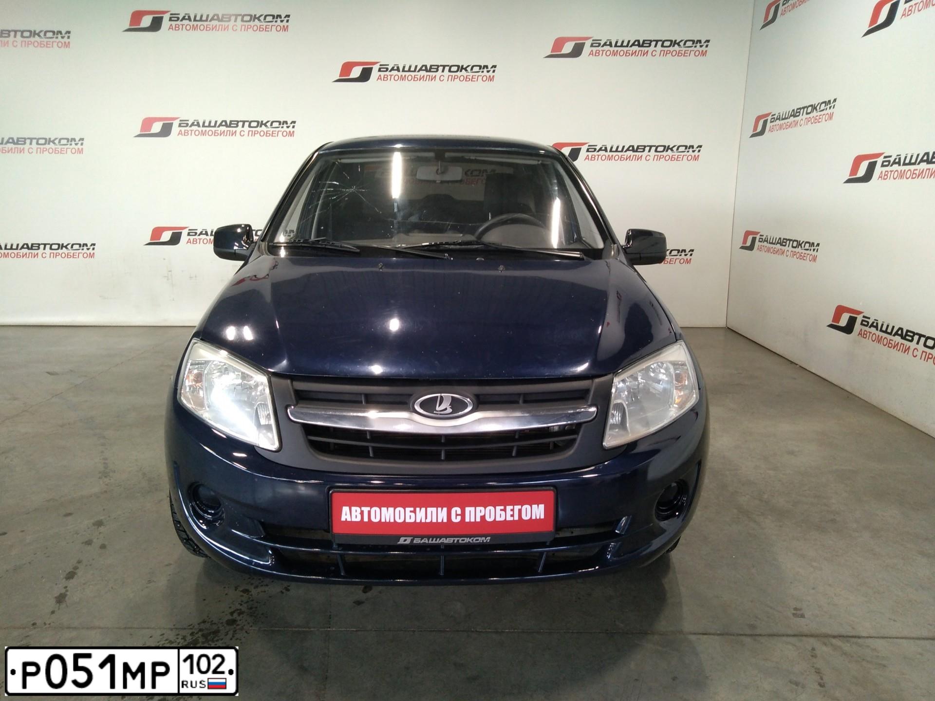 Фото автомобиля LADA GRANTA, 2013 — госномер В484АК702. Цвет: синий