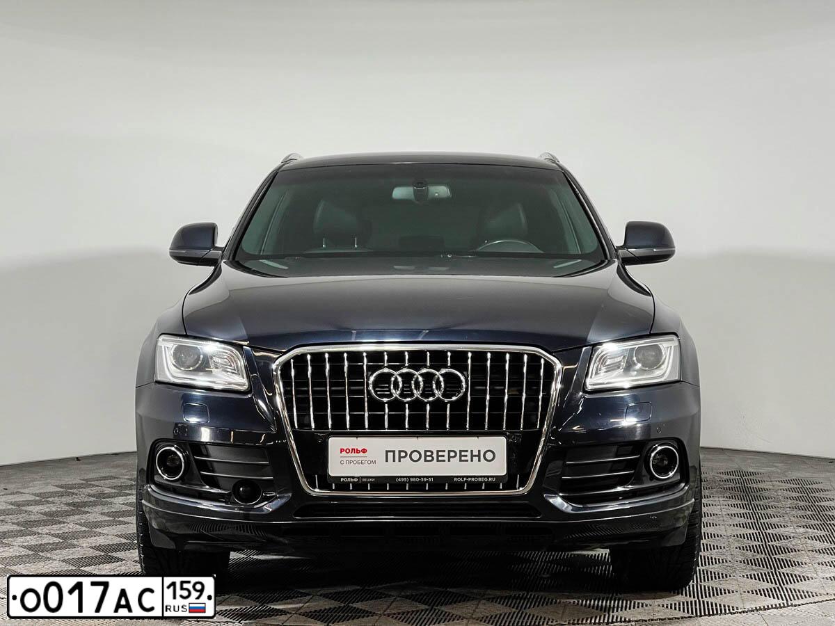 Фото автомобиля AUDI Q5, 2013 — госномер Е188УЕ790. Цвет: синий