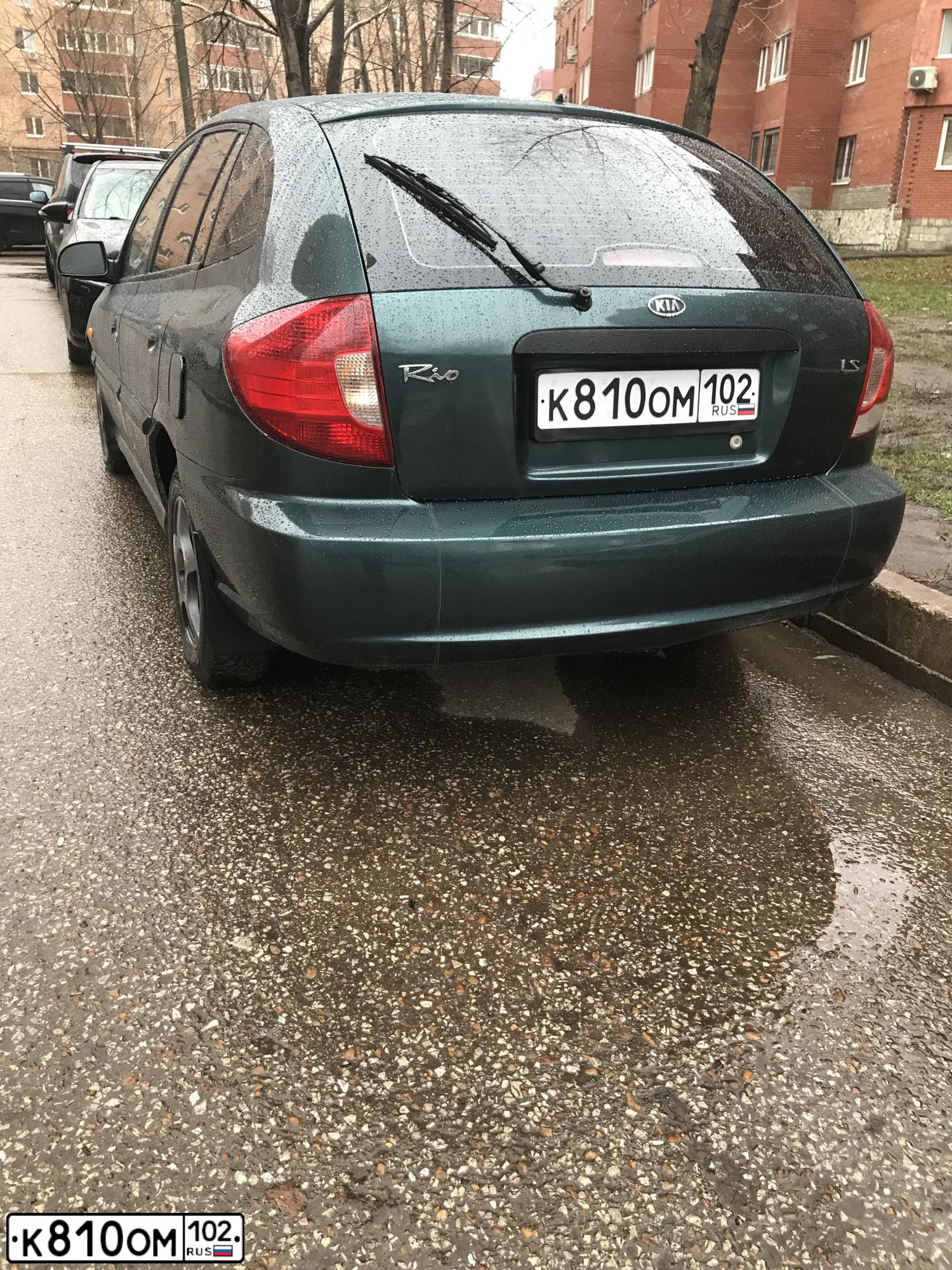 Фото автомобиля KIA RIO, 2003 — госномер Н257ВУ774. Цвет: ЗЕЛЕНЫЙ