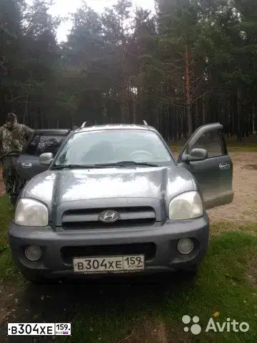 Фото автомобиля TAGAZ SANTA FE CLASSIC, 2007 — госномер Р554ХХ123. Цвет: СЕРЫЙ
