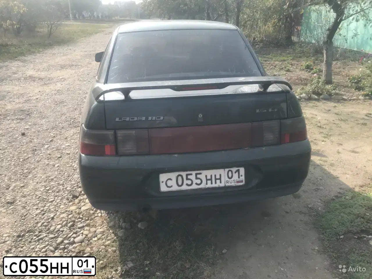 Фото автомобиля LADA 2110, 2002 — госномер С055НН01. Цвет: ЗЕЛЕНЫЙ