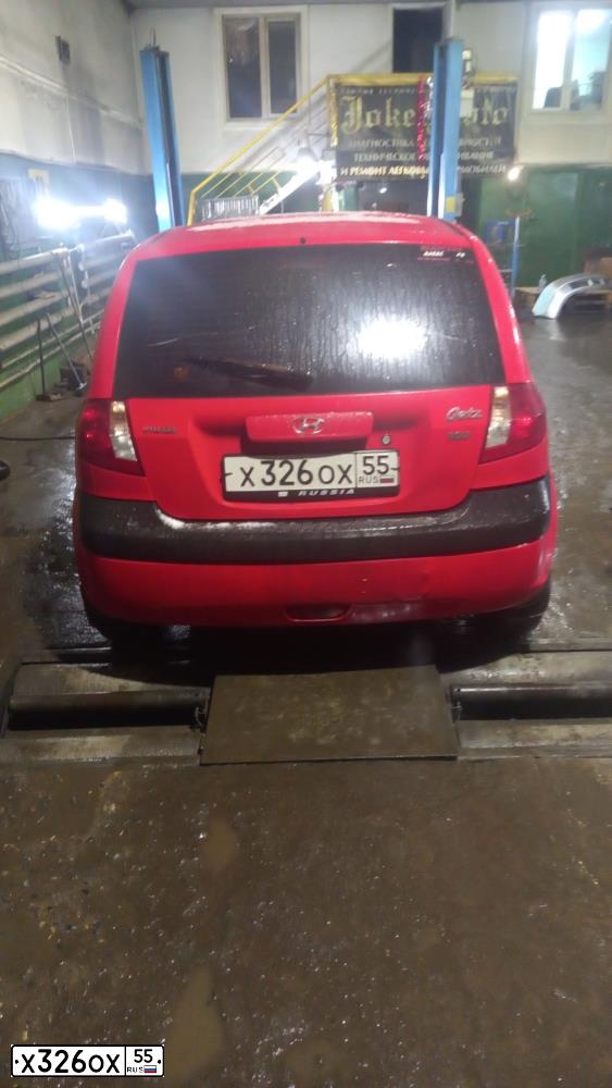 Фото автомобиля HYUNDAI Getz, 2005 — госномер Х326ОХ55