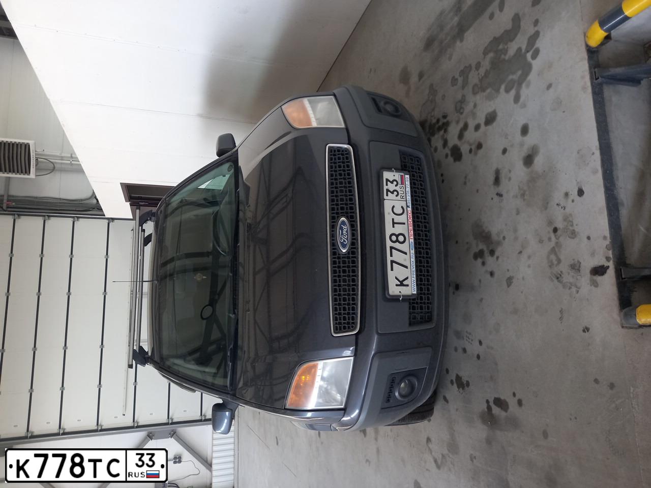 Фото автомобиля FORD FUSION, 2007 — госномер К778ТС33. Цвет: ТЕМНО-СЕРЫЙ