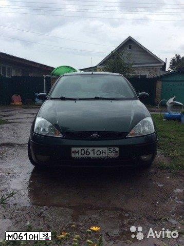 Фото автомобиля FORD FOCUS, 2003 — госномер Т293ВР05. Цвет: Темно-зеленый