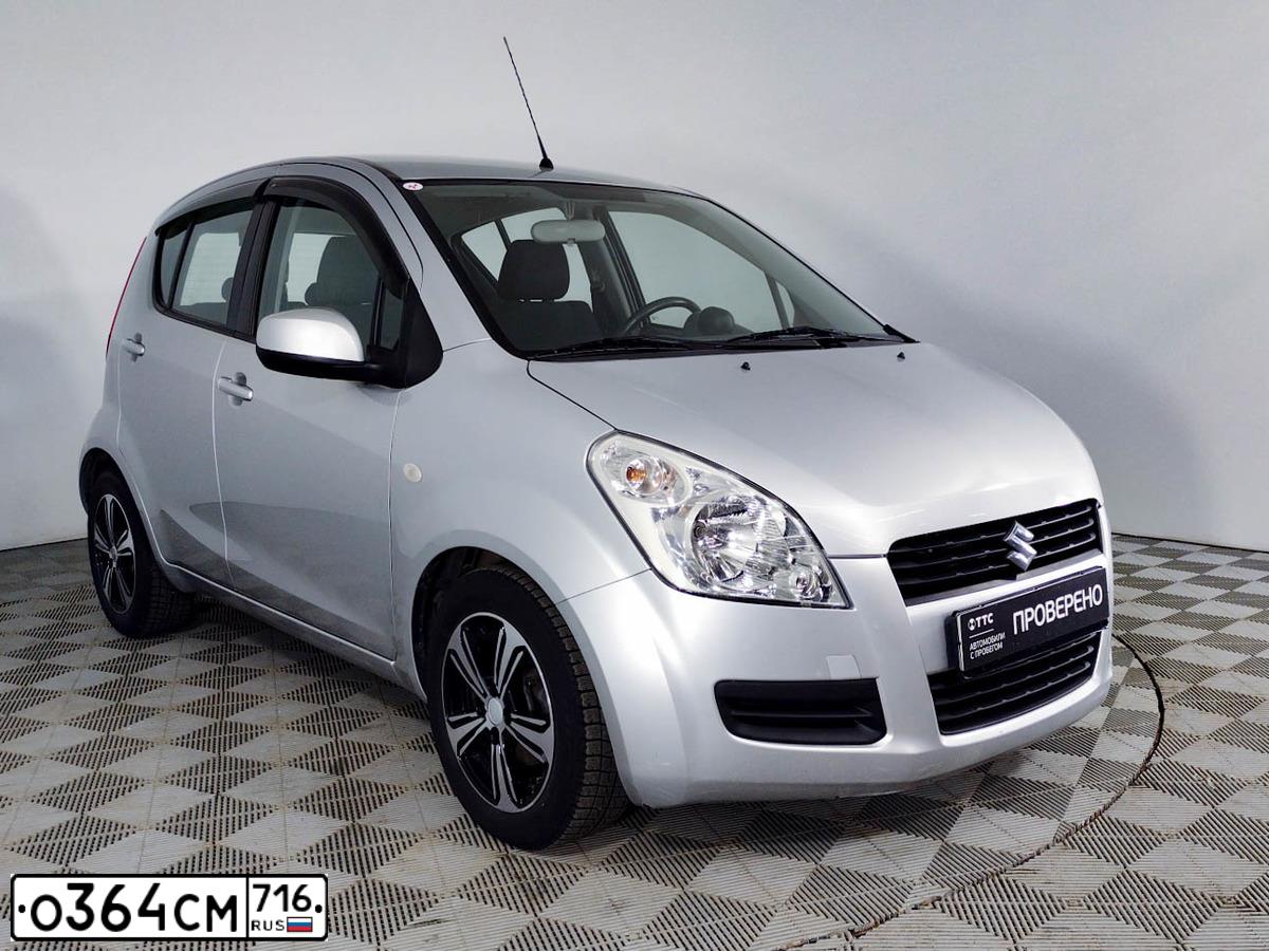 Фото автомобиля SUZUKI SPLASH, 2010 — госномер О364СМ716. Цвет: СЕРЕБРИСТЫЙ