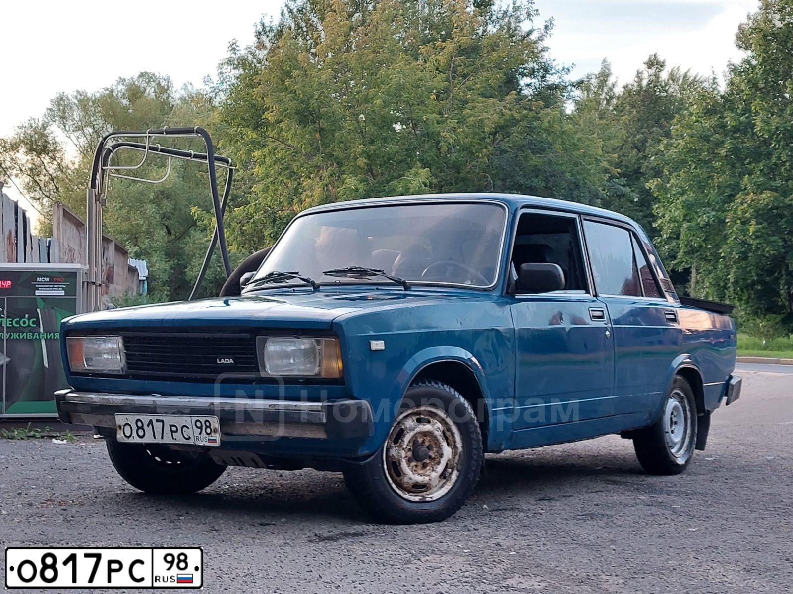 Фото автомобиля LADA 2105, 2004 — госномер К198МР147. Цвет: СИНЕ-ЗЕЛЕНЫЙ