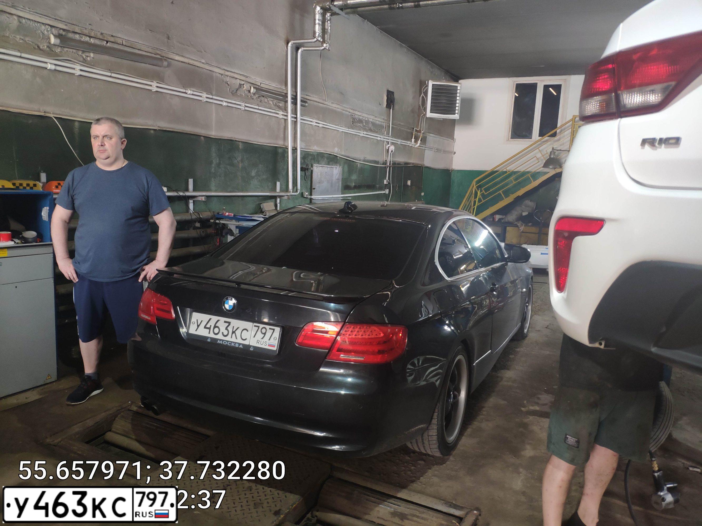 Фото автомобиля BMW SERIE 3, 2010 — госномер А003ВН178. Цвет: ЧЕРНЫЙ