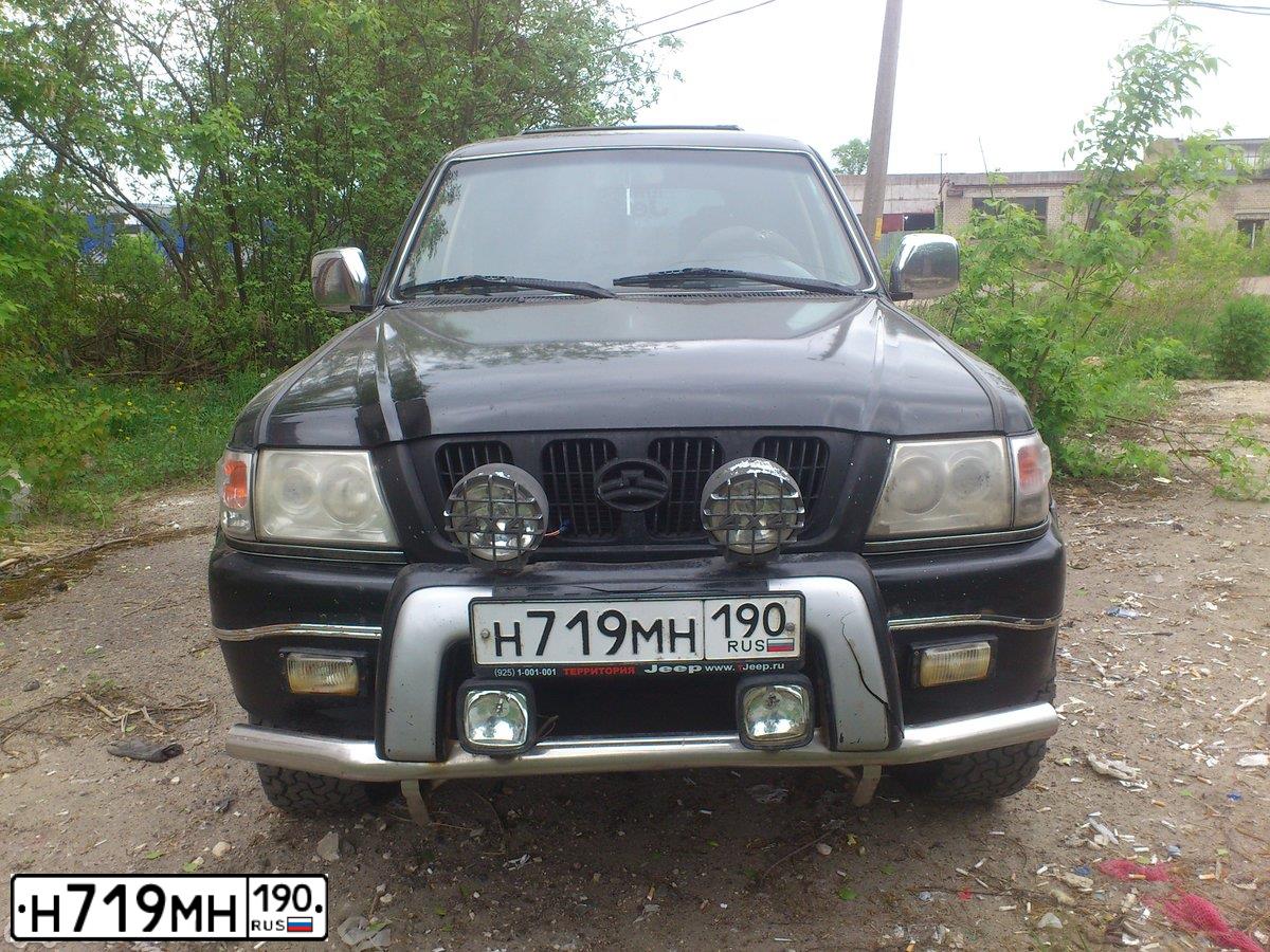 Фото автомобиля GREAT WALL SAFE, 2007 — госномер Х222СМ01. Цвет: ЧЕРНЫЙ