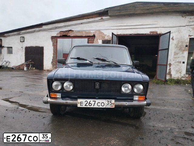 Фото автомобиля LADA 2106, 2004 — госномер Е267СО35. Цвет: ТЕМНО-СИНИЙ