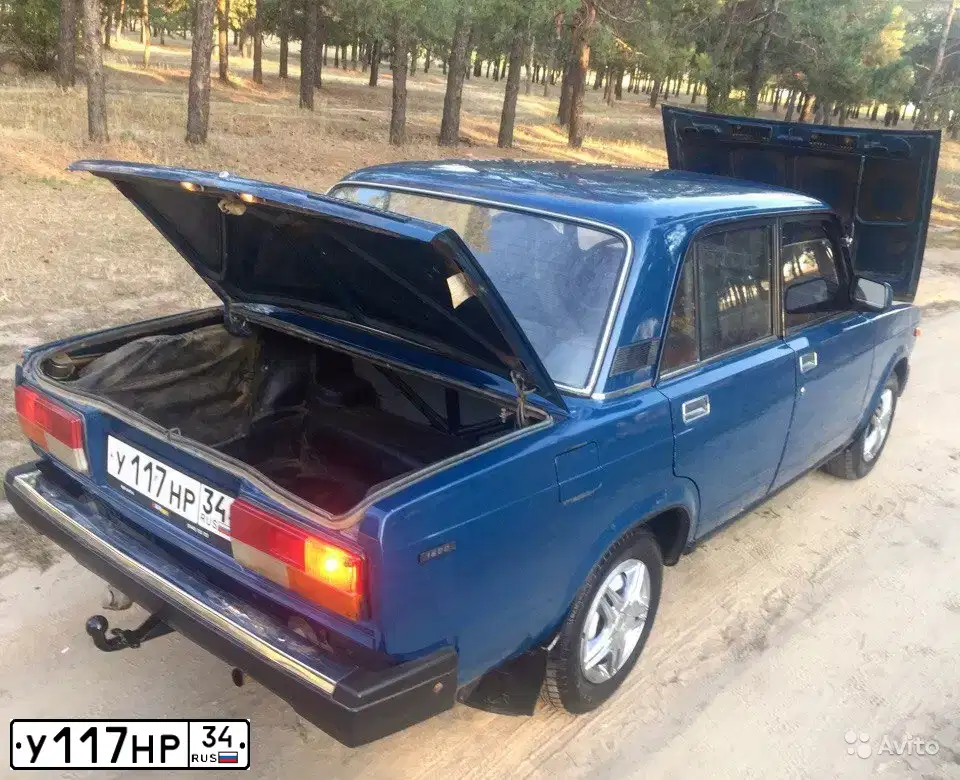 Фото автомобиля ВАЗ21074, 2004 — госномер К804ОС63. Цвет: СИНЕ ЗЕЛЕНЫЙ