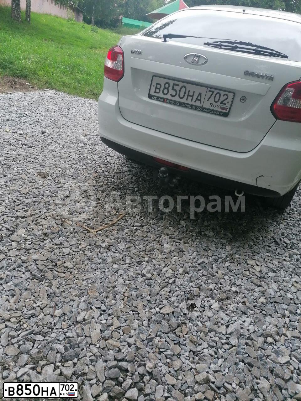 Фото автомобиля LADA GRANTA, 2017 — госномер В609АУ156. Цвет: Белый