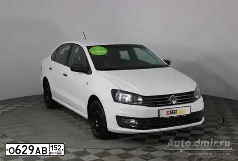 Фото автомобиля VOLKSWAGEN POLO, 2015 — госномер С340РО152. Цвет: Белый