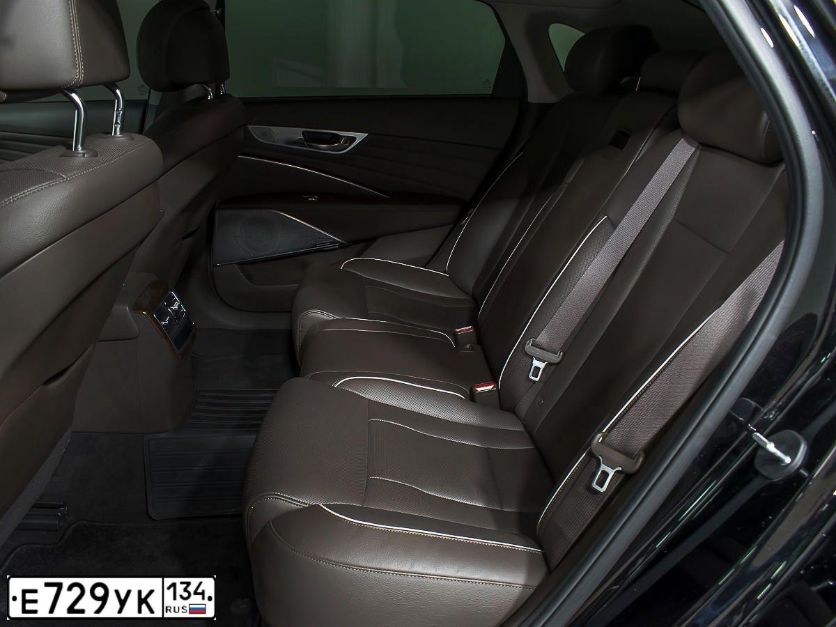 Фото автомобиля KIA K900, 2019 — госномер М016УА799. Цвет: ЧЕРНЫЙ