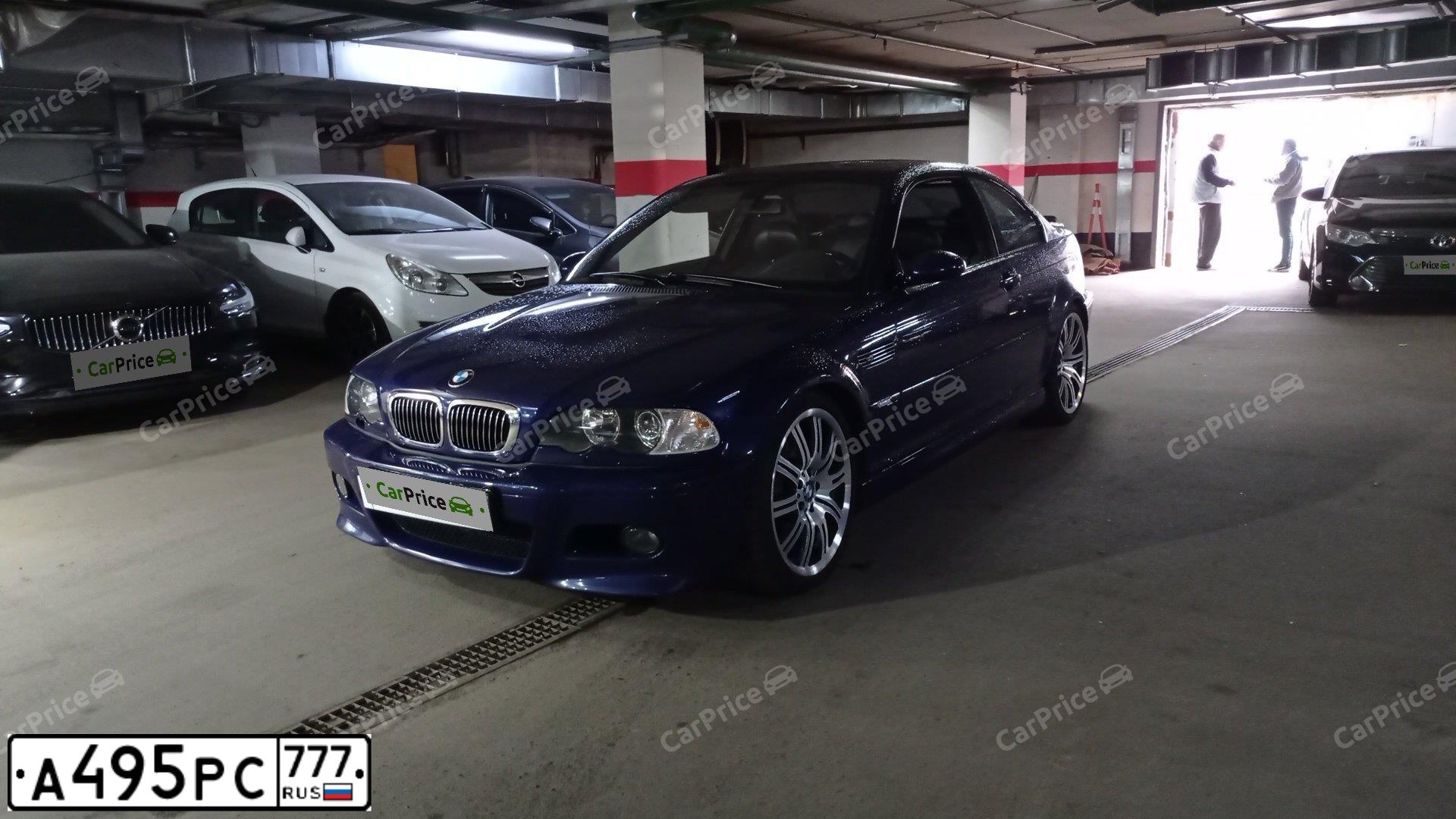 Фото автомобиля BMW M3, 2003 — госномер Е118СС126. Цвет: синий