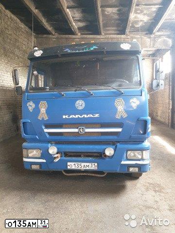 Фото автомобиля KAMAZ 65117 /6X4/, 2014 — госномер М192ЕК774. Цвет: синий