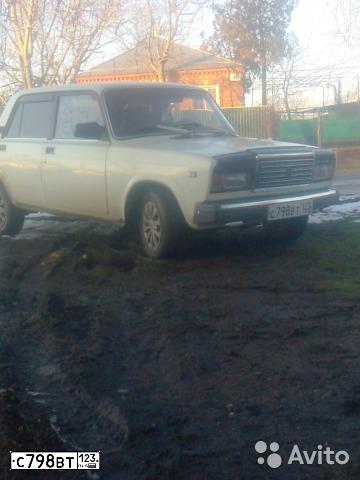 Фото автомобиля LADA 2107, 1999 — госномер С798ВТ123. Цвет: БЕЛЫЙ