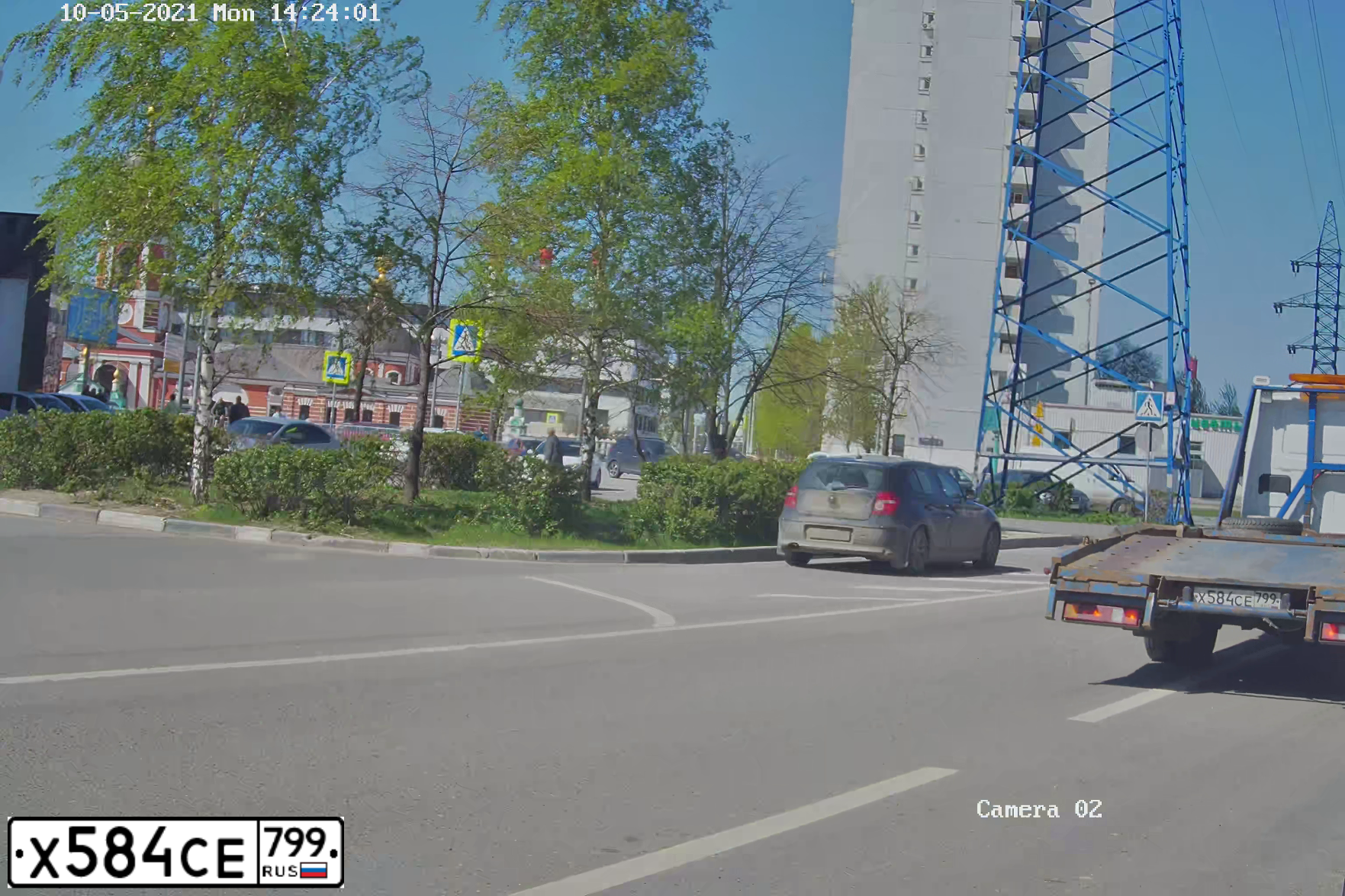 Фото автомобиля GAZ GAZEL NEXT, 2017 — госномер Х584СЕ799. Цвет: Белый
