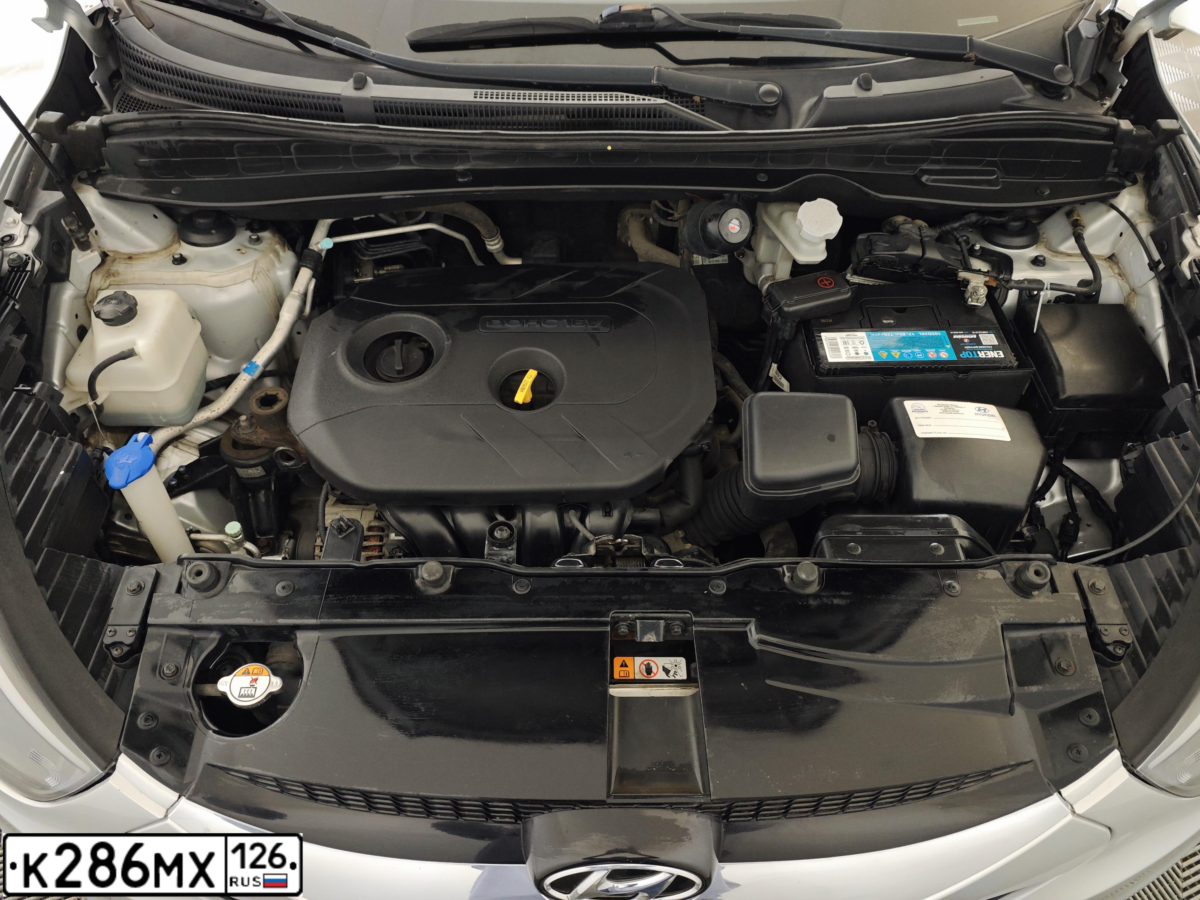 Фото автомобиля HYUNDAI IX35, 2013 — госномер К286МХ126. Цвет: СЕРЕБРИСТЫЙ