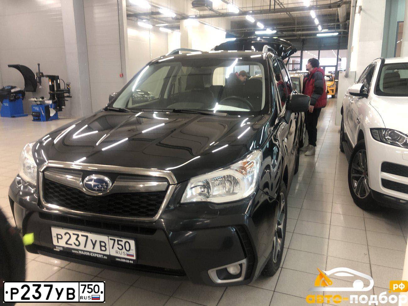 Фото автомобиля SUBARU FORESTER, 2014 — госномер Р237УВ750. Цвет: ЧЕРНЫЙ