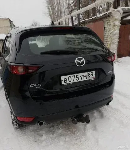 Фото автомобиля MAZDA CX-5, 2020 — госномер К739МВ977. Цвет: ЧЕРНЫЙ