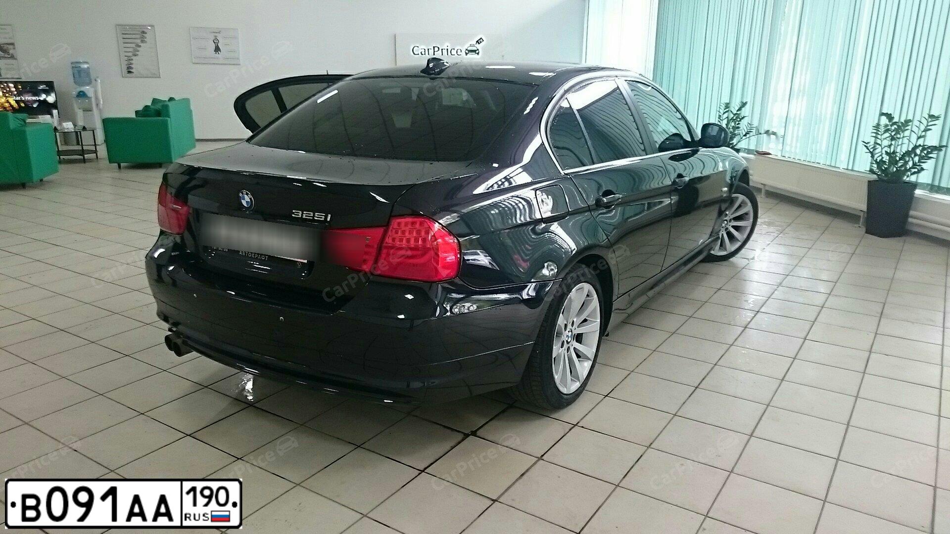 Фото автомобиля BMW SERIE 3, 2008 — госномер Е060ОМ790. Цвет: ЧЕРНЫЙ
