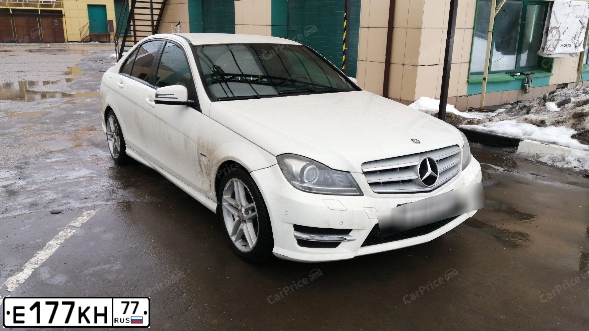 Фото автомобиля MERCEDES C-KLASSE, 2007 — госномер У550КУ750. Цвет: ЧЕРНЫЙ
