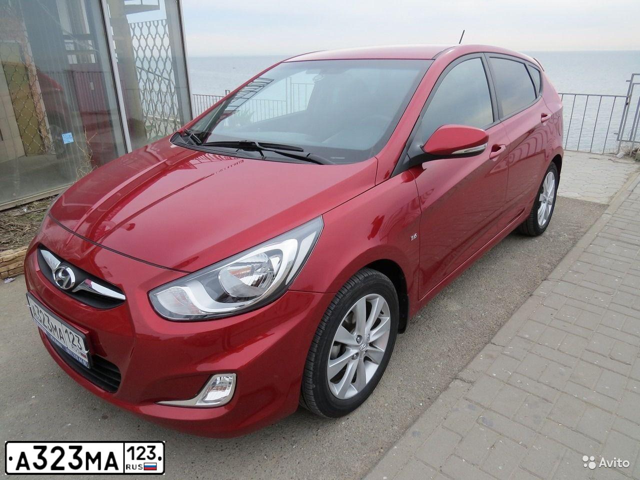 Фото автомобиля HYUNDAI SOLARIS, 2013 — госномер У040УА123. Цвет: КРАСНЫЙ ГРАНАТ