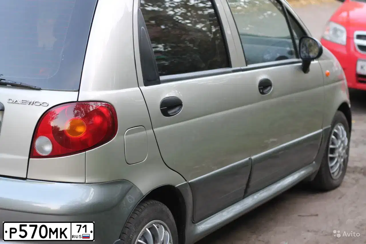 Фото автомобиля DAEWOO MATIZ, 2008 — госномер С456СС71. Цвет: Серебристый