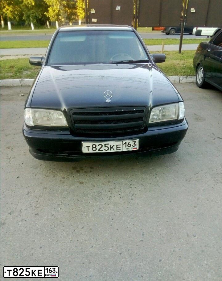 Фото автомобиля MERCEDES-BENZ C200, 1997 — госномер К507СТ164. Цвет: ЧЕРНЫЙ