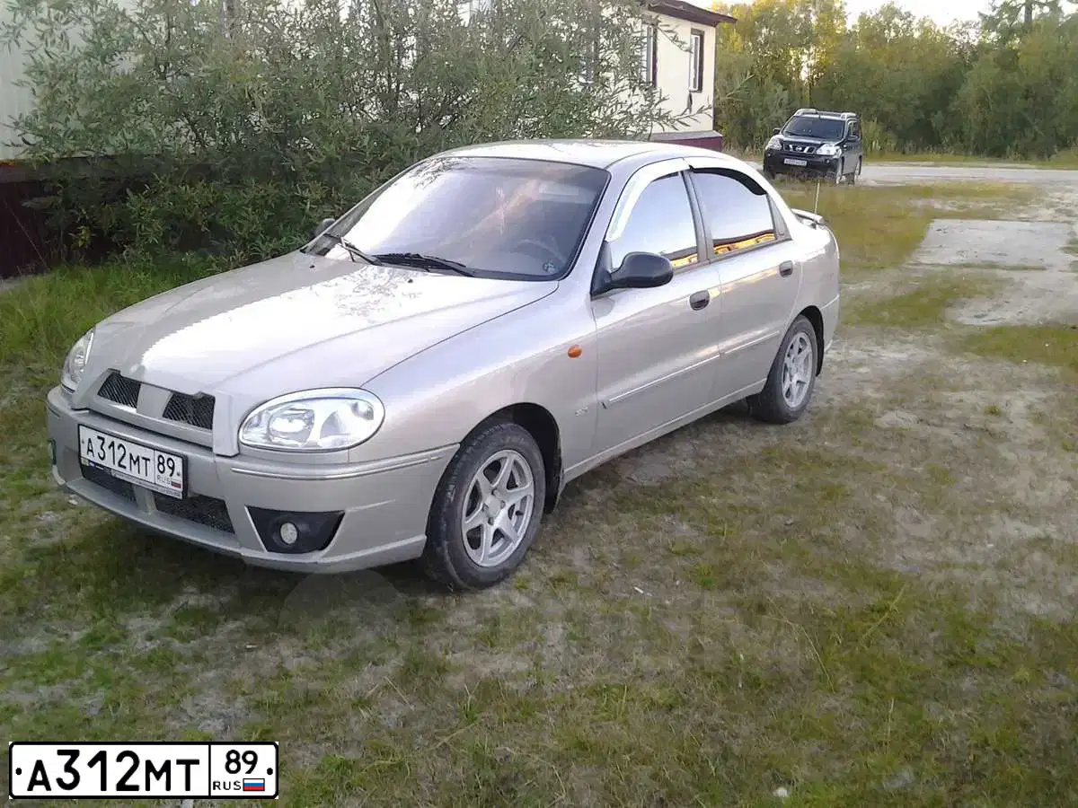 Фото автомобиля ZAZ Z LANOS, 2008 — госномер А312МТ89. Цвет: СЕРЕБРИСТЫЙ
