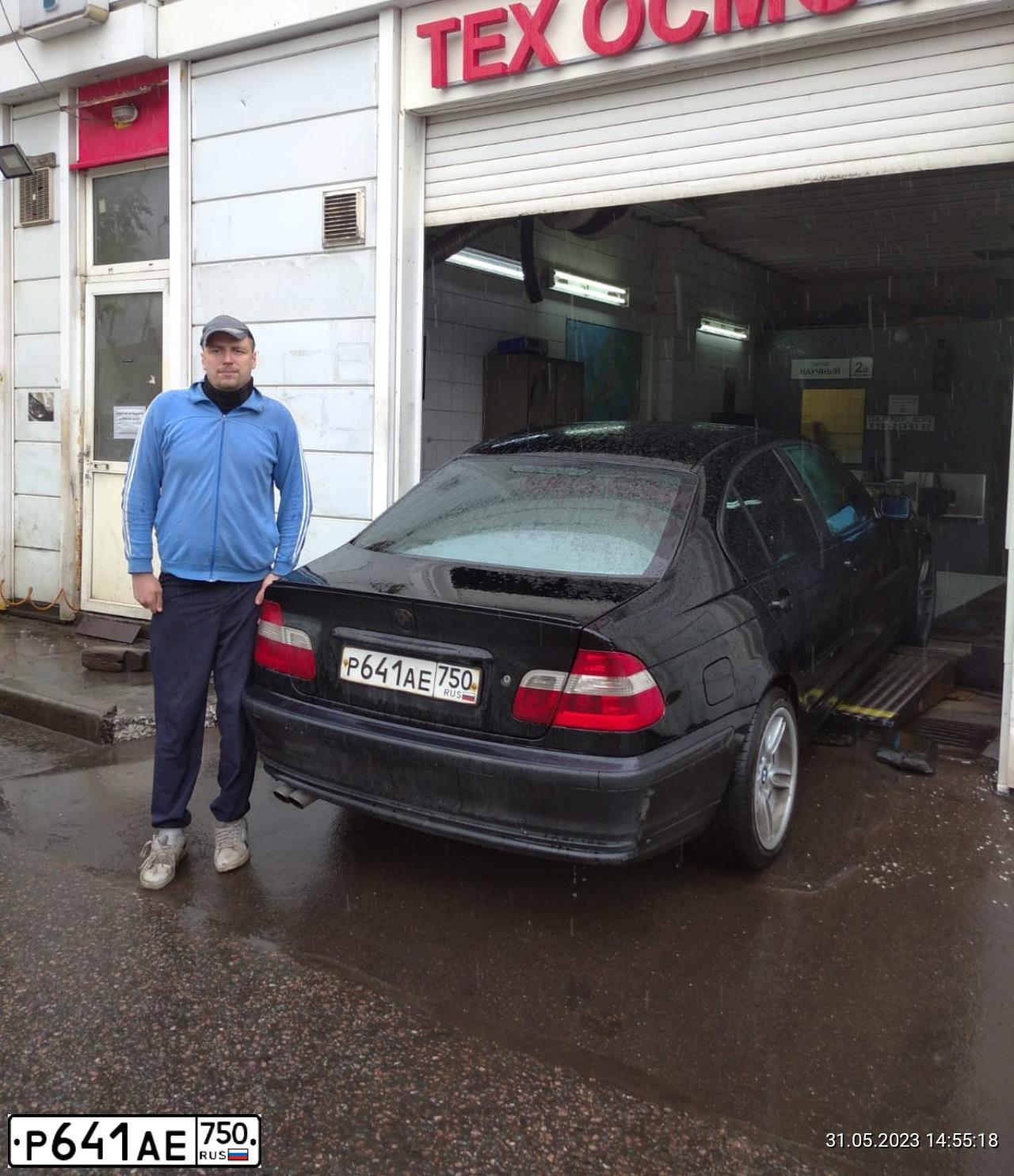 Фото автомобиля BMW SERIE 3, 2003 — госномер А800МХ797. Цвет: ЧЕРНЫЙ