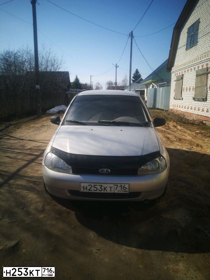 Фото автомобиля LADA 1119 KALINA, 2007 — госномер Н253КТ716. Цвет: Серебристый