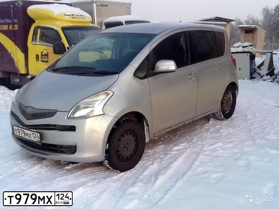 Фото автомобиля TOYOTA RACTIS, 2009 — госномер М017СК124