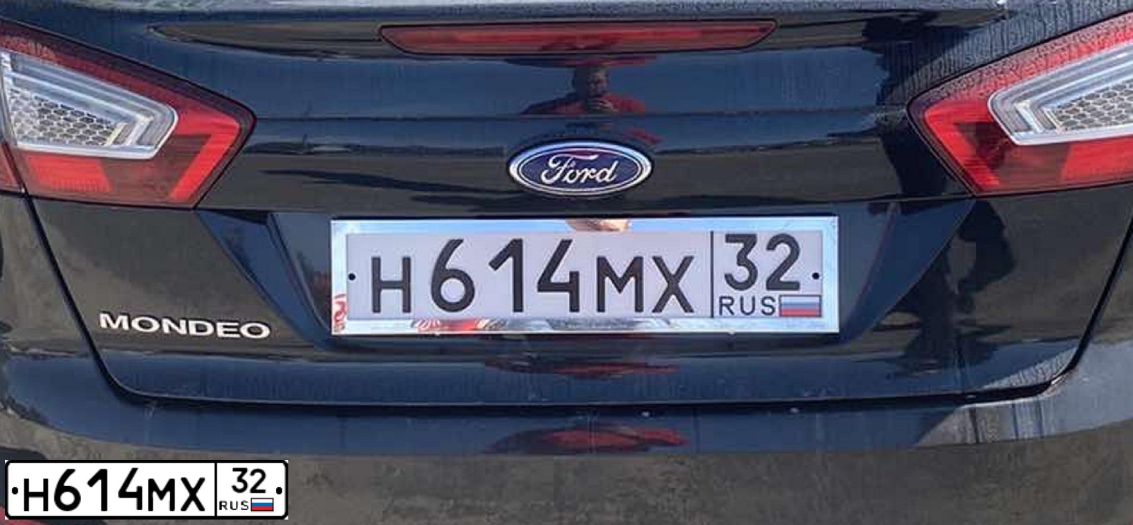 Фото автомобиля FORD MONDEO, 2011 — госномер Р899ЕХ32. Цвет: ЧЕРНЫЙ