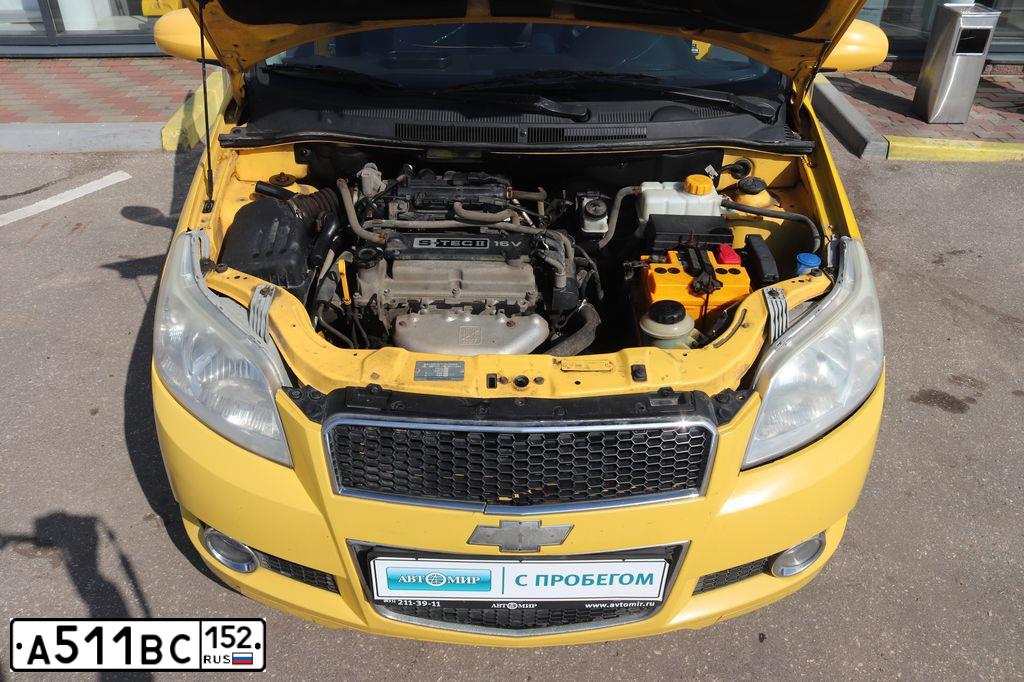 Фото автомобиля CHEVROLET AVEO, 2008 — госномер А511ВС152. Цвет: ЖЁЛТЫЙ
