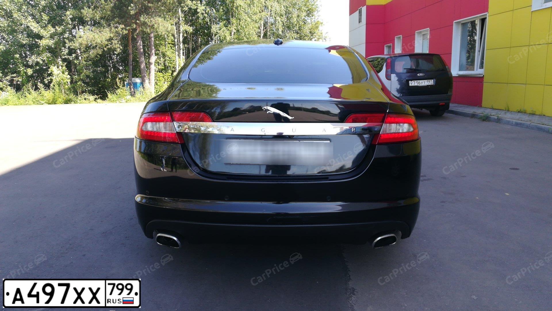 Фото автомобиля JAGUAR XF-SERIE, 2009 — госномер А497ХХ799. Цвет: ЧЕРНЫЙ