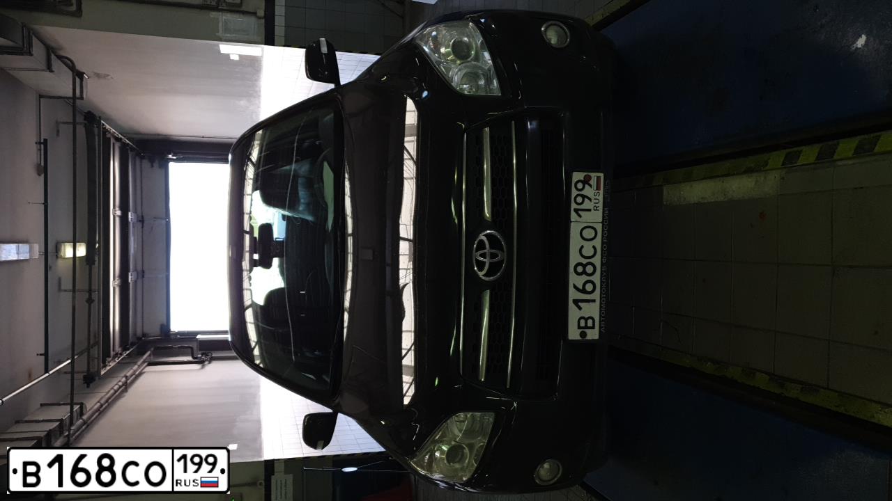 Фото автомобиля TOYOTA RAV4, 2008 — госномер В168СО199. Цвет: ЧЕРНЫЙ