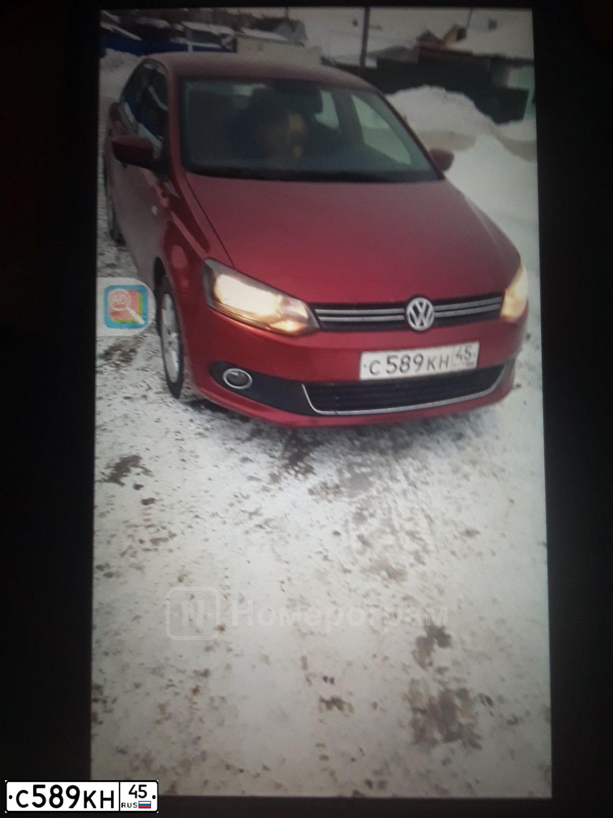 Фото автомобиля VOLKSWAGEN POLO, 2012 — госномер Х255КО774. Цвет: ВИШНЕВО-КРАСНЫЙ