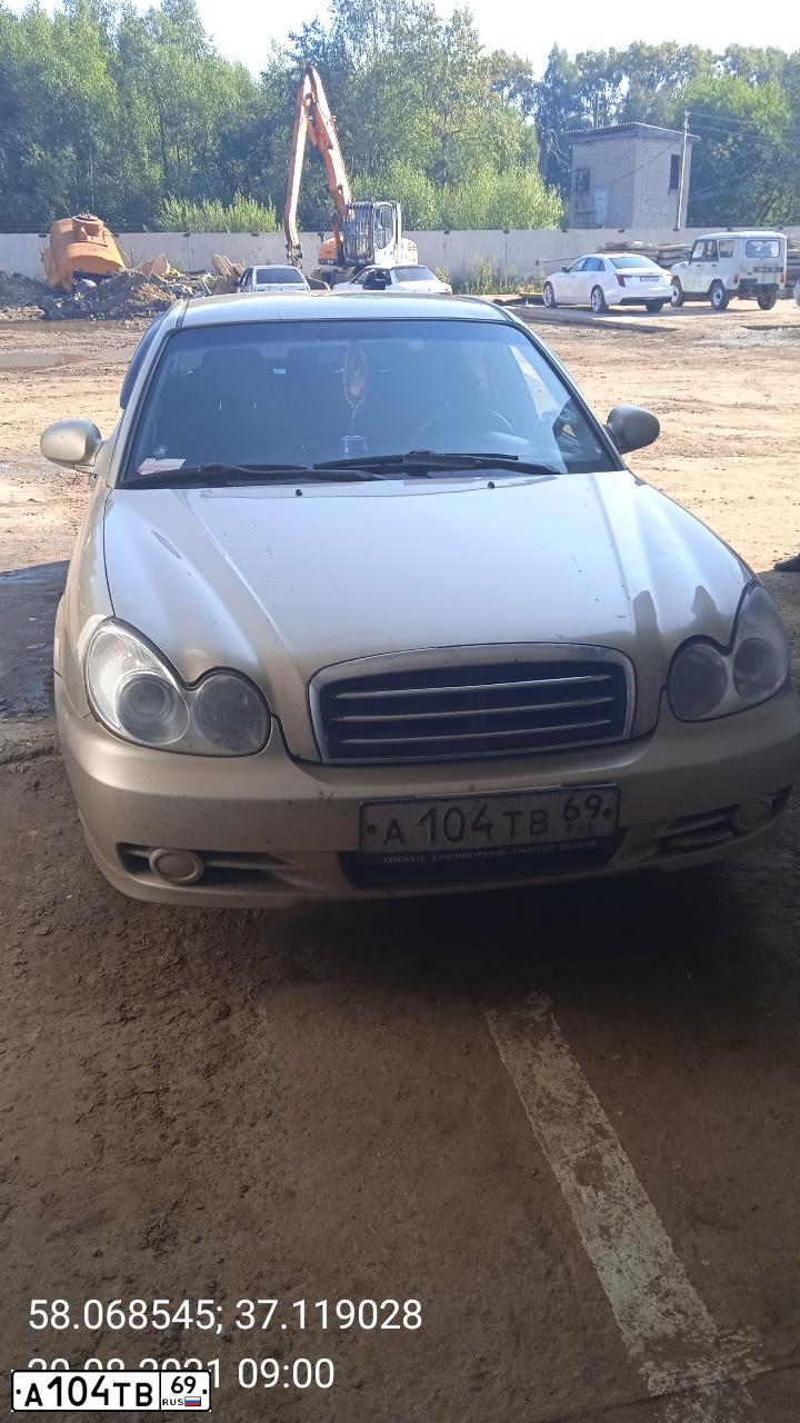 Фото автомобиля TAGAZ SONATA, 2007 — госномер А104ТВ69. Цвет: БЕЖЕВЫЙ