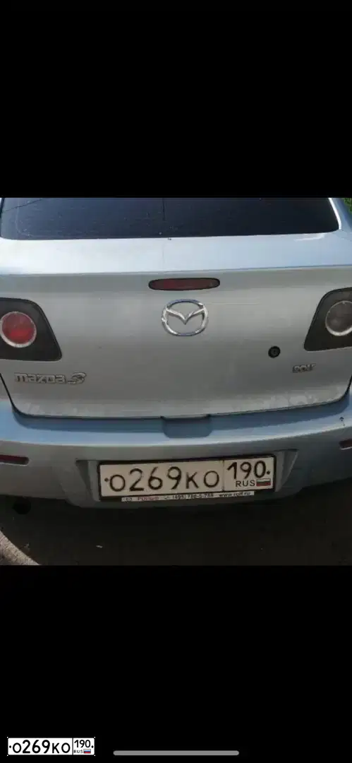 Фото автомобиля MAZDA 3, 2007 — госномер Т978КК150. Цвет: Серебристый