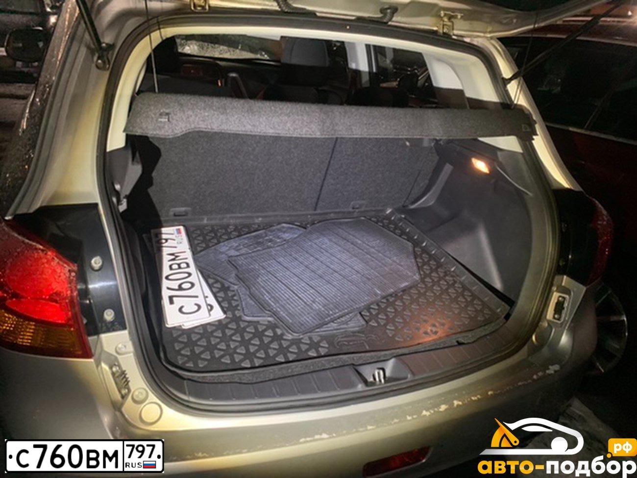 Фото автомобиля MITSUBISHI ASX, 2014 — госномер У774УР55. Цвет: СЕРЕБРИСТЫЙ