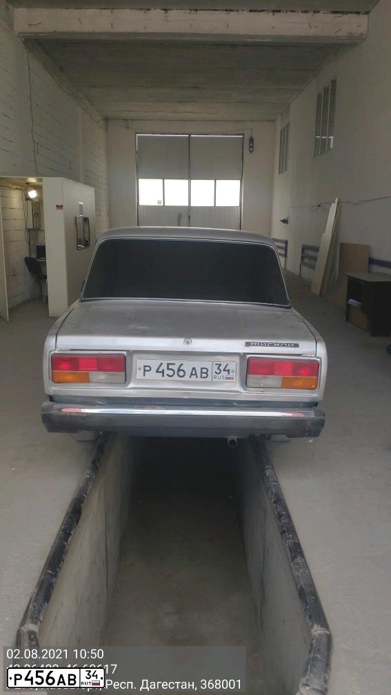 Фото автомобиля VAZ ВАЗ 21070, 2002 — госномер Р456АВ34. Цвет: СЕРЕБРИСТЫЙ МЕТАЛЛИК
