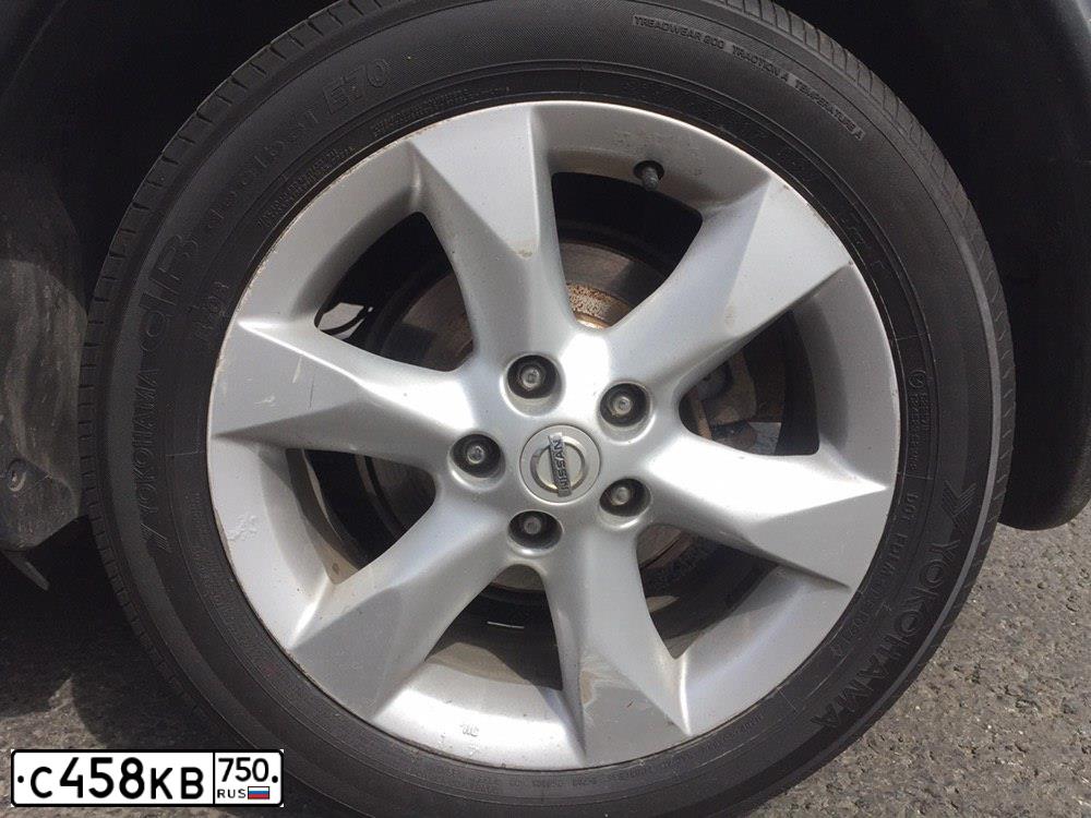Фото автомобиля NISSAN JUKE, 2012 — госномер А038ТН62. Цвет: Белый