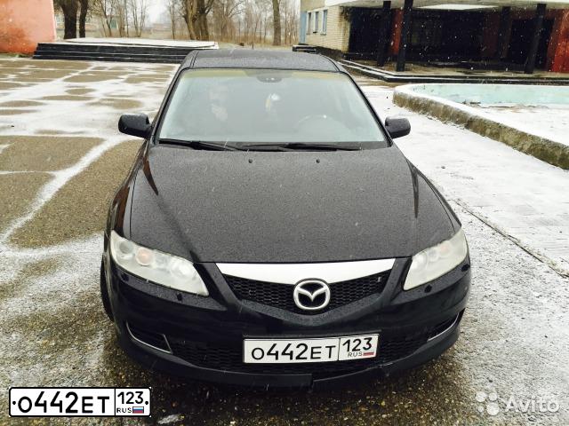Фото автомобиля MAZDA 6, 2007 — госномер О442ЕТ123. Цвет: ЧЕРНЫЙ