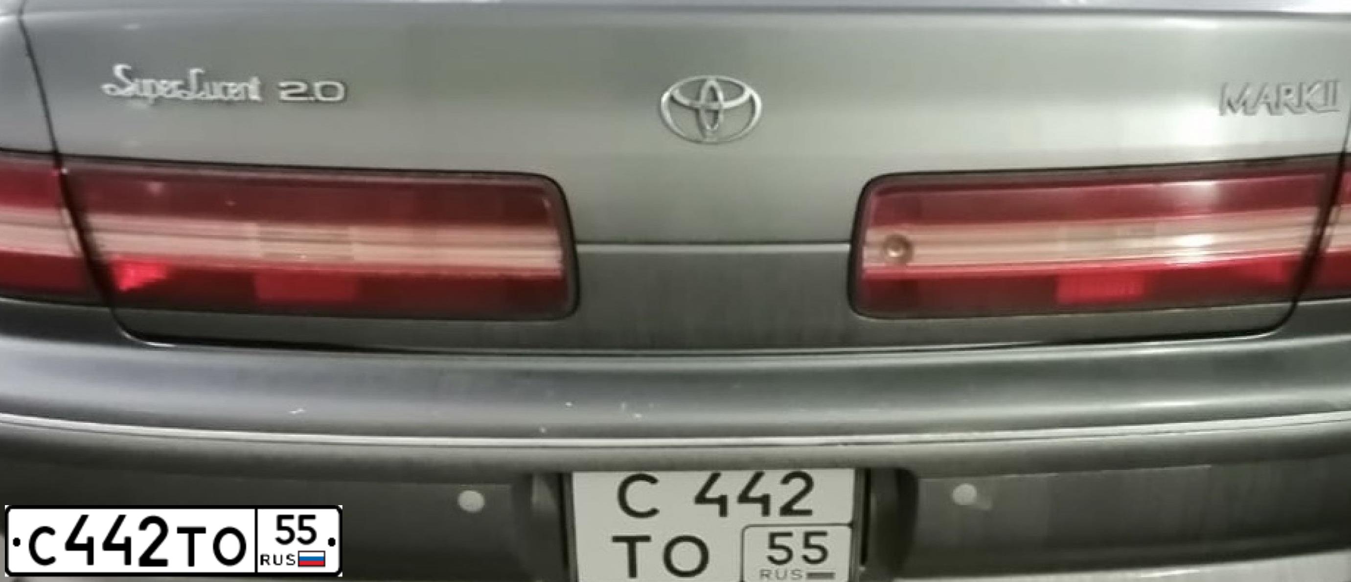 Фото автомобиля ТОЙОТА МАРК 2, 1996 — госномер С442ТО55