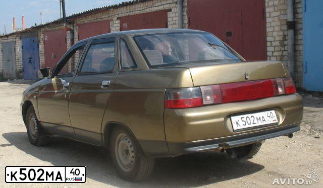 Фото автомобиля LADA 2110 LADA, 1998 — госномер К502МА40. Цвет: серебрист корич-зеленый