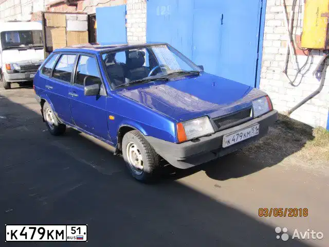 Фото автомобиля LADA 2109 SAMARA, 2002 — госномер К479КМ51. Цвет: СЕРЕБРИСТЫЙ ЯРКО-СИНИЙ