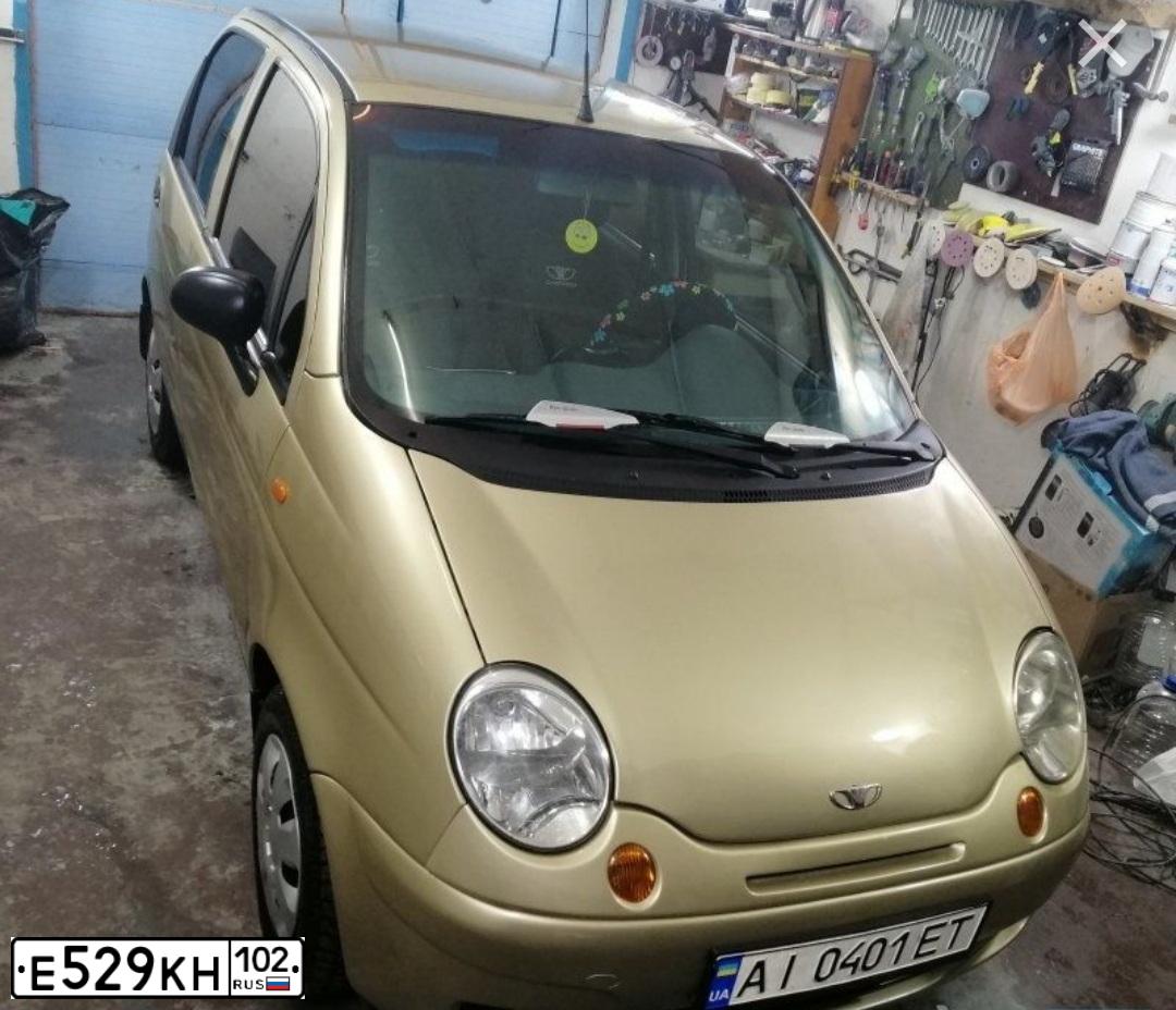 Фото автомобиля DAEWOO MATIZ, 2007 — госномер К132ВО702. Цвет: ПЕСОЧНО-БЕЖЕВЫЙ