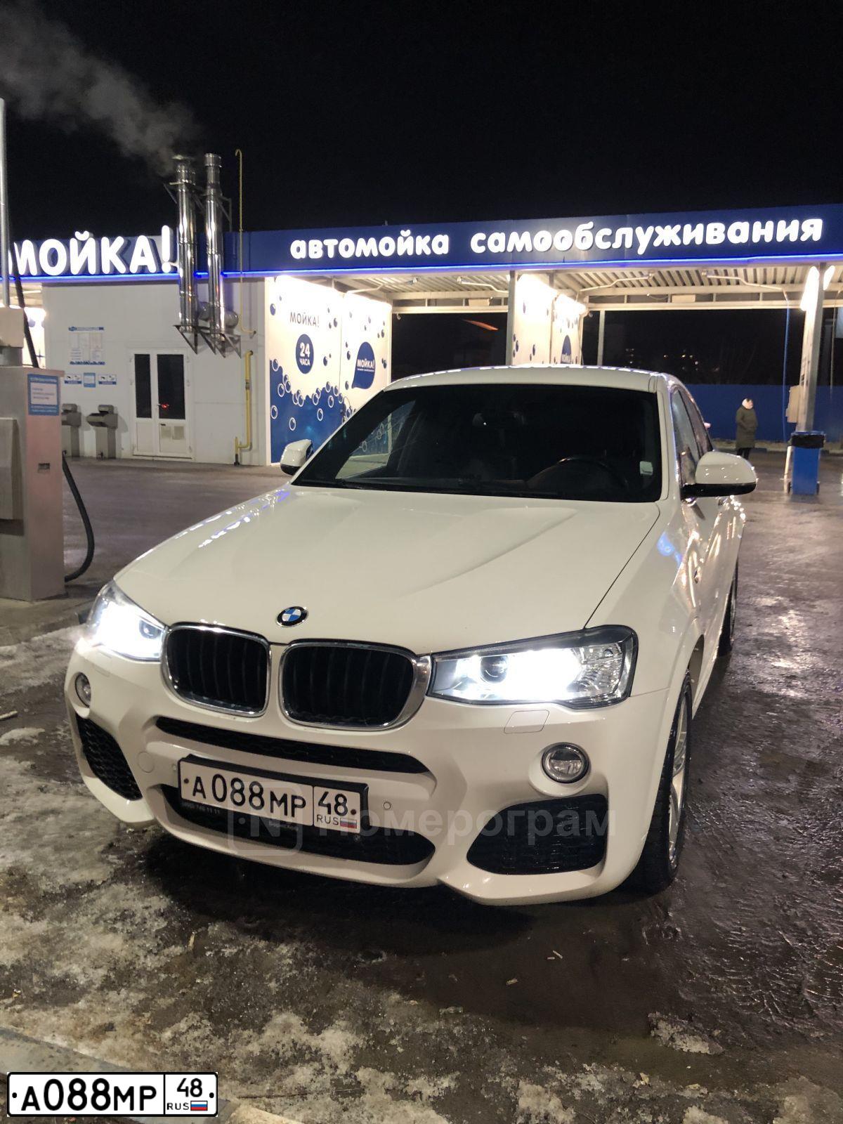 Фото автомобиля BMW X4, 2016 — госномер У022ТУ48