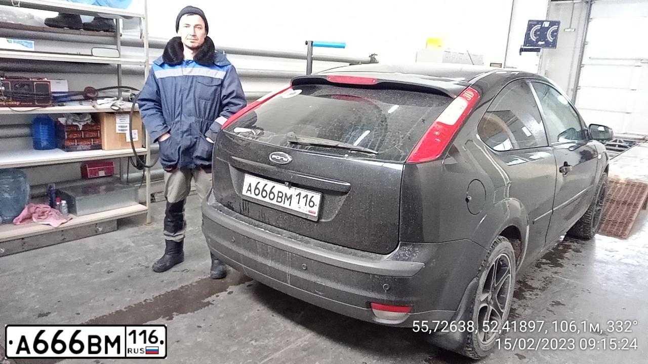 Фото автомобиля LADA GRANTA, 2023 — госномер Р369АР716. Цвет: ЧЕРНЫЙ